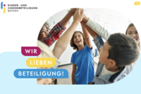 Ein Screenshot der Website Kinder- und Jugendbeteiligung Bayern.